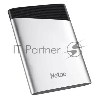 Внешний SSD Netac Z6S, 120 GB, USB 3.2 Gen 2 Type-C, R/W 520/440, серебристый