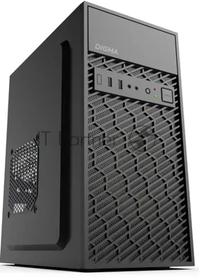 Компьютерный корпус Digma DCC-MN303 черный без БП mATX 1x80мм 2x120мм 1xUSB 2.0 1xUSB 3.0 audio
