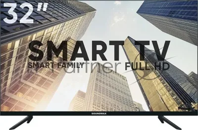 Телевизор Soundmax 32" SM-LED32M16S черный LED FHD 60Hz Android 1GB/8GB