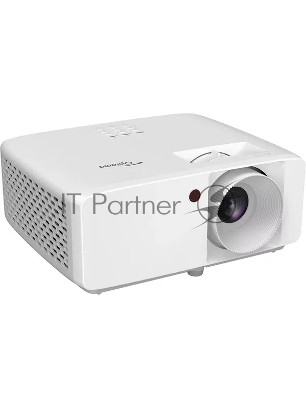 Лазерный проектор Optoma HZ146X-W DLP FullHD(1920x1080),3800 ANSI lm;2000000:1;Zoom 1,1x;TR 1.48-1.62:1;HDMI x2; AudioOUT x1 3.5мм; USB-A power 1.5A ; RS232; 15W mono; 34dB; 3kg белый (E9PD7KK01EZ1E)