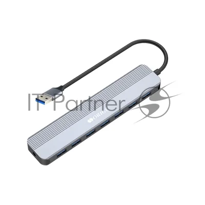 Концентратор USB-A ORIGO OU2270P/A1A с 7 портами USB 3.0 (1 порт быстрой зарядки)