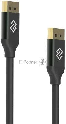 Кабель аудио-видео Digma V1.4 DisplayPort (m)/DisplayPort (m) 2м. черный (D-DP-V1.4-2M)