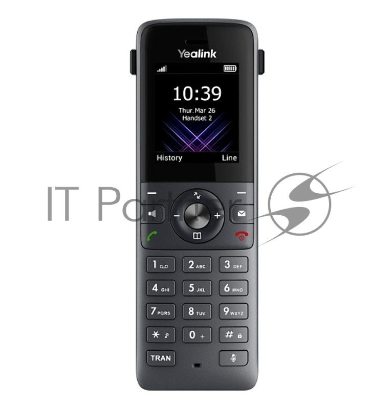 Система YEALINK W74P (база W70B+трубка W74H) до 10 SIP-аккаунтов, до 10 трубок на базу, до 20 вызовов, шт