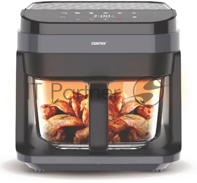 Аэрогриль Centek CT-3101 черный, 1350 Вт, 5.5 л, сенсор, 7 программ