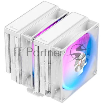 Кулер Ocypus Delta A62 WH ARGb белый 260W/All Intel/AMD AM*/2 fans/Screws