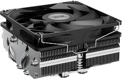 Кулер для процессора PCCooler RC400-53 (125W, 4-pin PWM, 53.5мм, Al/Cu, 4x6мм, 1x92мм, 43CFM, 31.2dBA, 2700RPM, S: 1851/1700/1200/20XX/115X, AM5/AM4, silver, black)