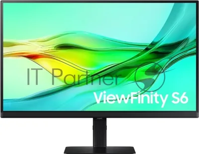 Монитор 27" Samsung ViewFinity S6 S60UD LS27D604UAIXCI IPS 2560x1440, 100 Гц, 5 мс, 16:9, 350 кд/м², 1xHDMI, 1xDP, 1xUSB-C, 3xUSB, 1x3.5 мм, черный