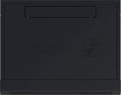 Шкаф коммутационный NTSS (NTSS-W6U6060GS-BL) настенный 6U 570x600 мм пер. дв. стекл 60 кг черный 19.5 кг