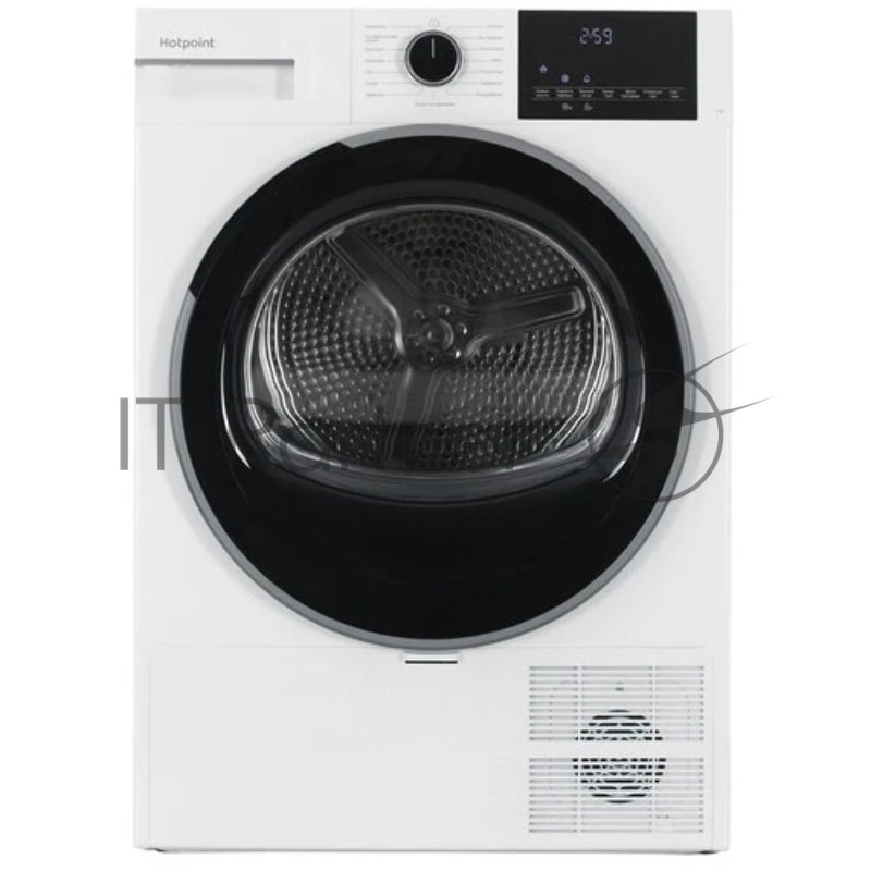 Сушильная машина Hotpoint TDSH 75 W белый, 7 кг, сушка - тепловой насос, программ - 15, 59.7 x 84.6 x 54.3 см