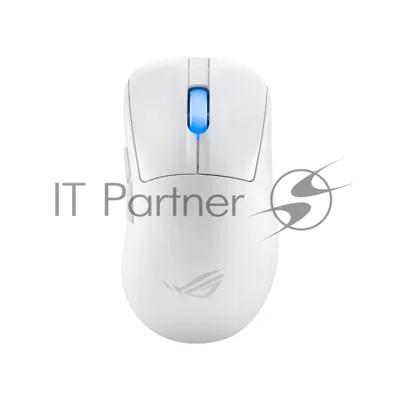 Мышь беспроводная/проводная ASUS ROG Keris II Ace белый, 42000 dpi, радиоканал, Bluetooth, USB, кнопки - 6
