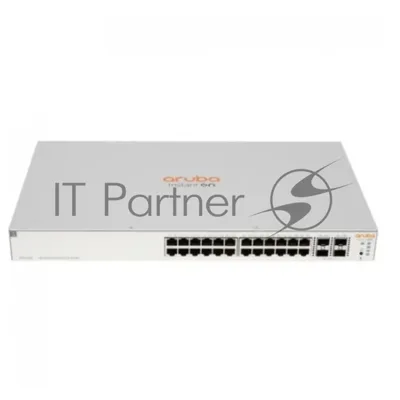 Коммутатор HPE Instant On 1930 JL683B, 24×1 Гбит/с PoE+ + 4×10 Гбит/с SFP+, настраиваемый