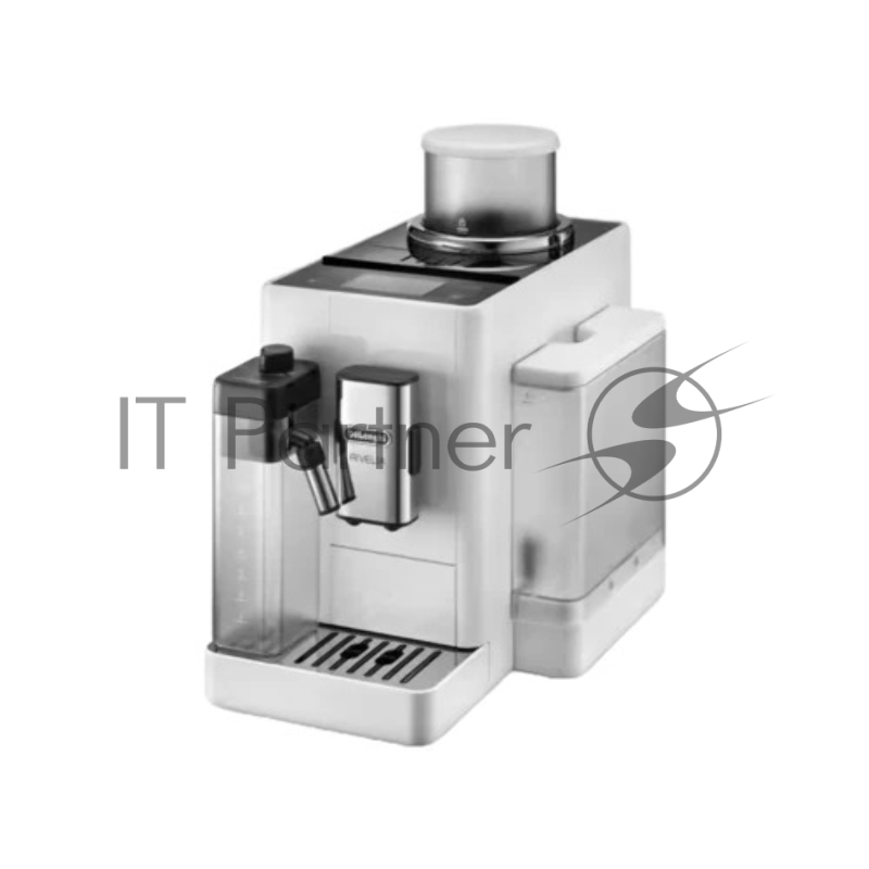 Кофемашина автоматическая DeLonghi EXAM440.55.W, белый, исп. кофе - молотый/зерновой, 1.4 л, 1450 Вт, 19 Бар