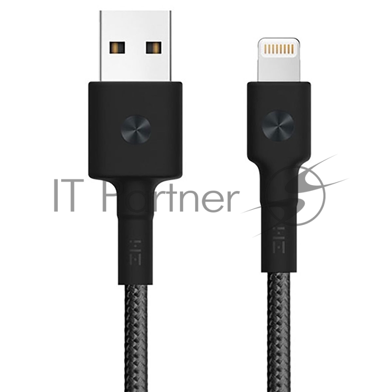 Кабель USB ZMI USB cable (MFi certified 200cm PP braided Lightning cable) черный