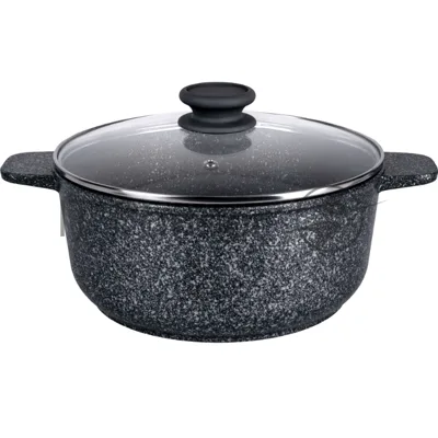 Кастрюля Maunfeld GRETA MF24GRTT01CR из литого алюминия со стеклянной крышкой, 24 см, 4 л
