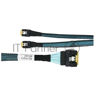 Кабель/SFF-8654 8i/SFF-8654 4i*2-0.8M
