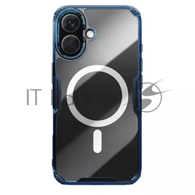 Чехол Nature TPU Pro Magnetic Case, синий, (AP iP16 Plus)