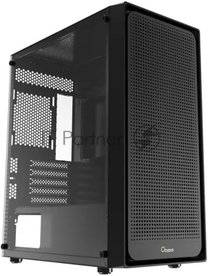 Компьютерный корпус Ocypus Gaммa C50 без БП черный (Gaммa-C50-BKG000XX-GL)