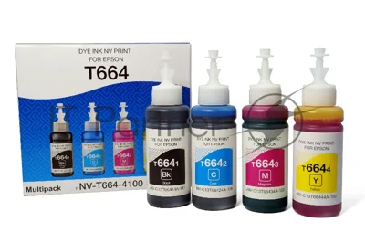 Чернила NVPrint T664 для принтеров Epson, набор 4 цвета по 100 мл совместимые