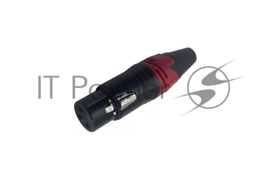 Комплект кабельных разъемов Wize WXLR-3PF-5 XLR 3 pin, (розетка), 5 шт. в комплекте