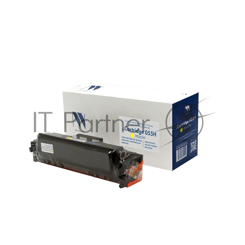 Картридж лазерный NVPrint совместимый NV-055H Yellow (БЕЗ ЧИПА) для Canon i-Sensys MF742Cdw/MF744Cdw/MF746Cx/LBP663Cdw/LBP664Cx (5900k)