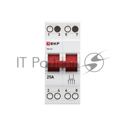 Переключатель трехпозиционный ТПС-63 2P 25А PROxima EKF TPS225