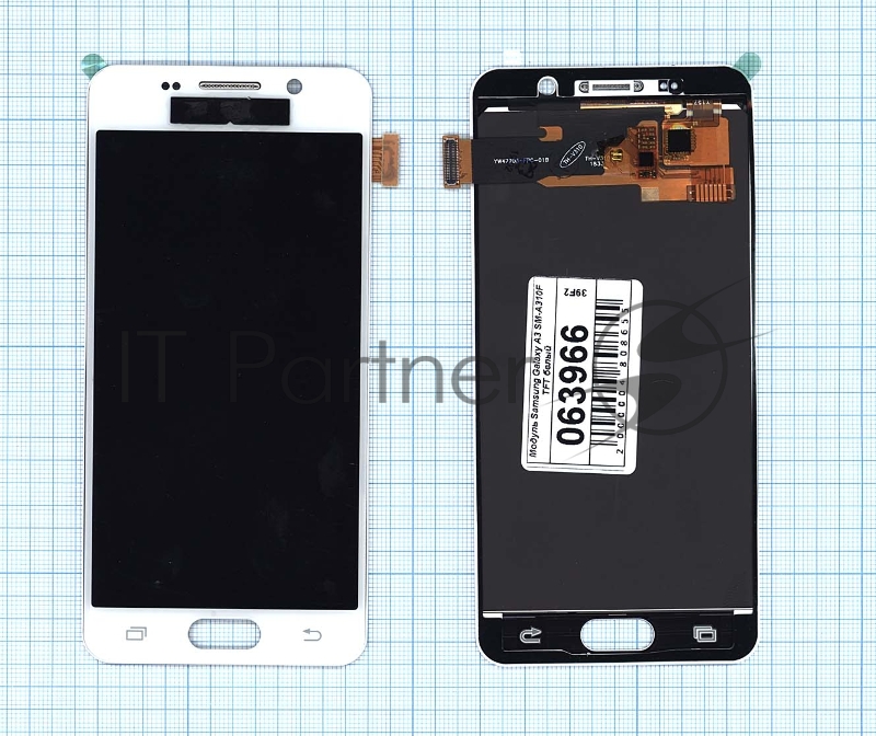 Дисплей для Samsung Galaxy A3 SM-A310F (2016) TFT белый