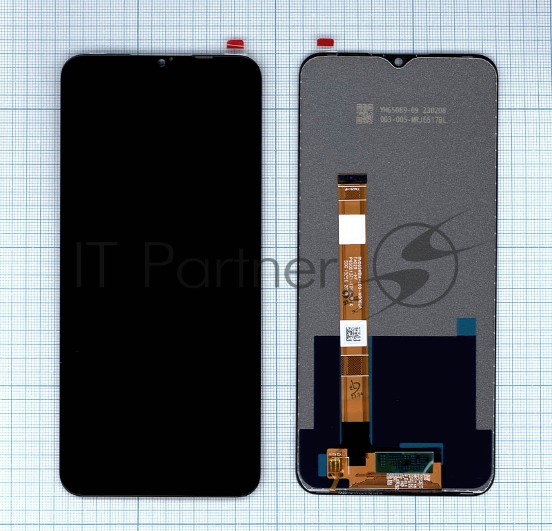 Дисплей для Realme Narzo 10, Narzo 10A в сборе с тачскрином черный