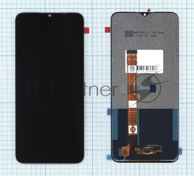 Дисплей (модуль) для Realme C11 в сборе с тачскрином (tft) черный