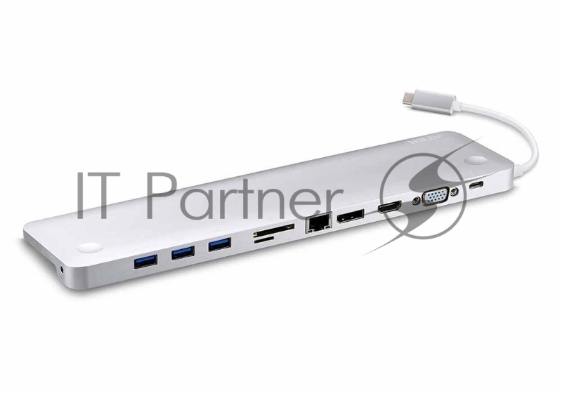 Док-станция ATEN UH3240-AT, USB, HDMI, HDMI/Ethernet/USB-A/USB-C/SDXC/SDHC/SD/microSDXC/microSDHC/microSD, USB Type-C