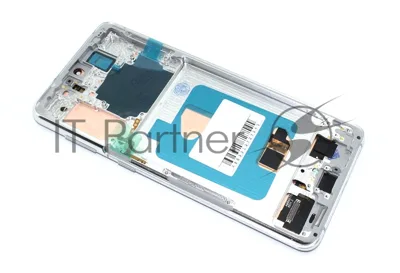 Дисплей для Samsung Galaxy S21 Plus 5G SM-G996B в сборе с тачскрином и рамкой (OLED) серебро