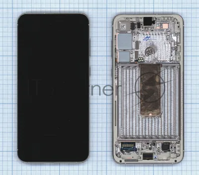 Дисплей для Samsung Galaxy S23 Plus 5G S916B в сборе с тачскрином ServicePack бежевый GH82-30476B