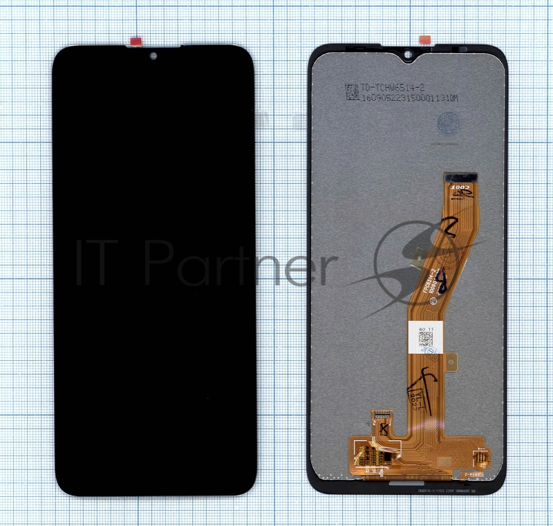Дисплей для Nokia C21 черный