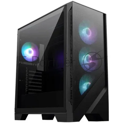 Корпус MSI MAG FORGE 320R Airflow, Midi-Tower, чёрный, 4 x 120 мм