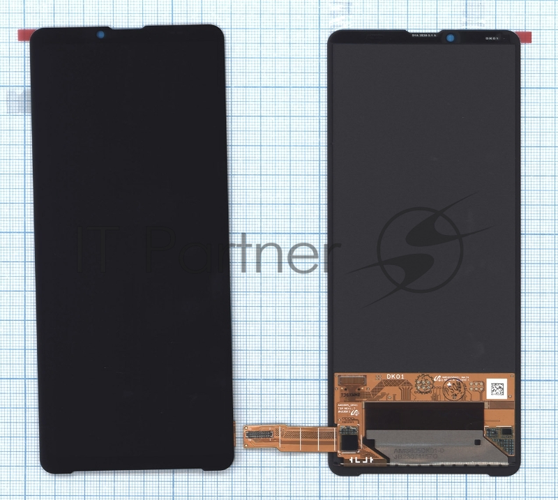 Дисплей для Sony Xperia 10 V в сборе с тачскрином черный orig lcd