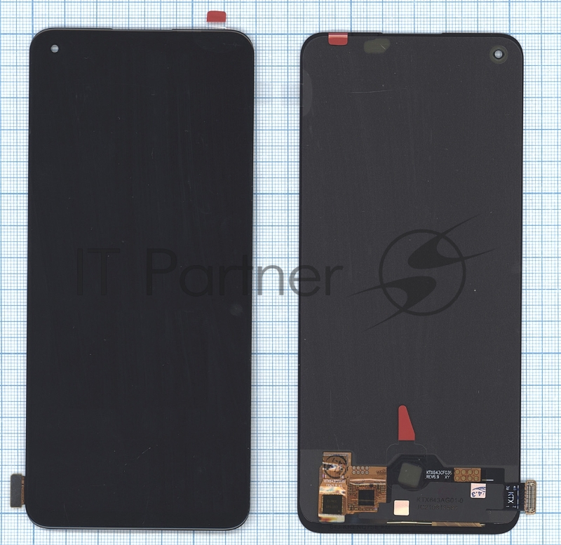 Дисплей для OPPO Reno 8T 4G (CPH2481) в сборе с тачскрином OLED черный