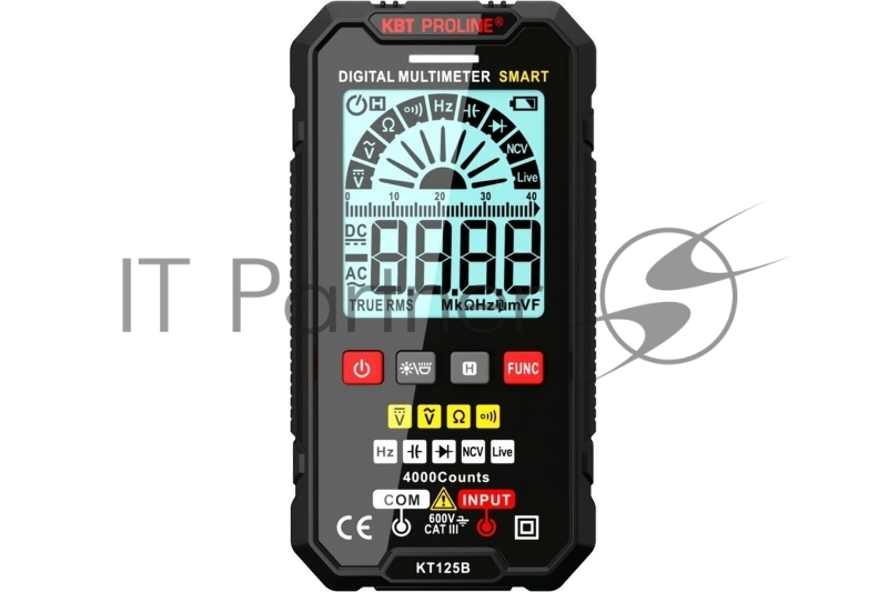 Мультиметр цифровой SMART с True RMS KT 125В PROLINE