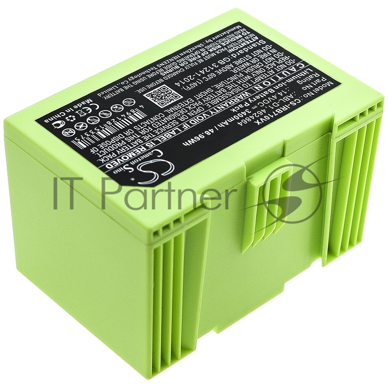 Аккумулятор для iRobot Roomba i7, Roomba i7+, Roomba e5, 7150 14.4V 3400mAh / 48.96Wh