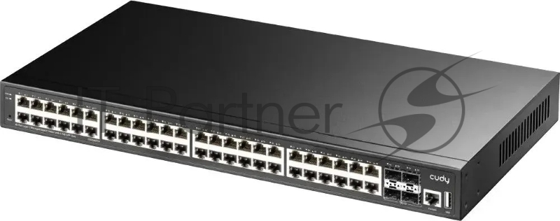 Коммутатор Cudy GS5048S4, 48×1 Гбит/с + 4×10 Гбит/с SFP+
