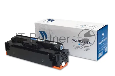 Картридж лазерный NVPrint совместимый NV-W2031X 415X Голубой (БЕЗ ЧИПА) для HP Color LaserJet M454DN/M479DW/M479 (6000k)
