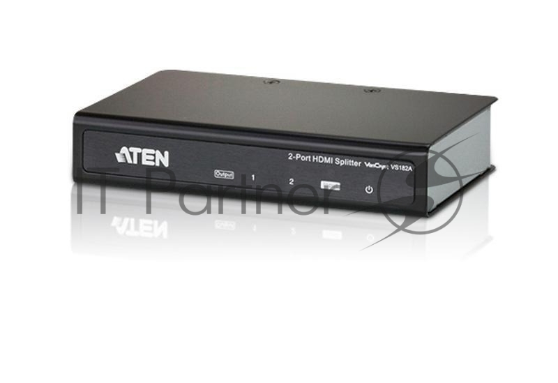 Разветвитель ATEN VS182A-AT-G 2 PORT HDMI Splitter W/1,8M W/EU ADP,