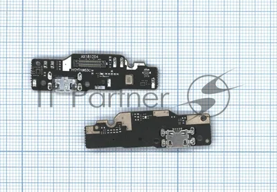 Плата разъема питания с микрофоном для Xiaomi Redmi Note 6