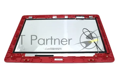 Крышка матрицы для Asus X456 красная