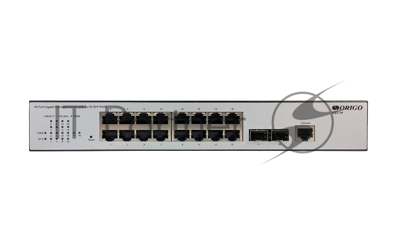 Коммутатор ORIGO OS3118/A2A, 16×1 Гбит/с + 2×1 Гбит/с SFP, управляемый