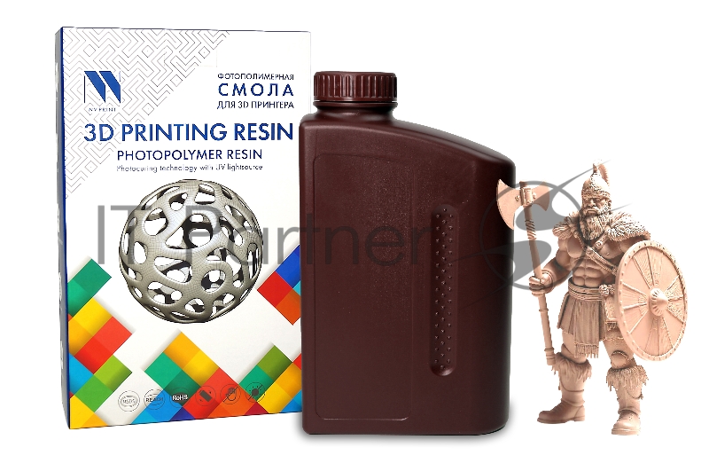 Фотополимерная смола NVPrint ABS Like Resin Beige для 3D печати 1 кг (бут)
