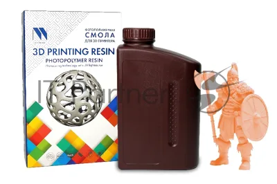 Фотополимерная смола NVPrint Plant Based Resin Orange для 3D печати 1 кг (бут)