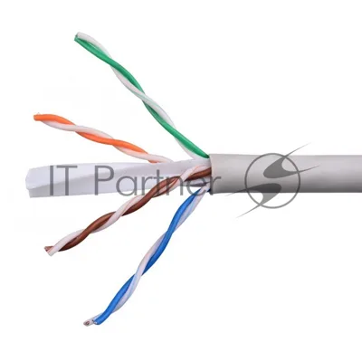 Кабель Cablexpert UPC-6055-4-CU/100, UTP indoor 4x2x0.55, медный, кат.6, однож., 100м, box, серый