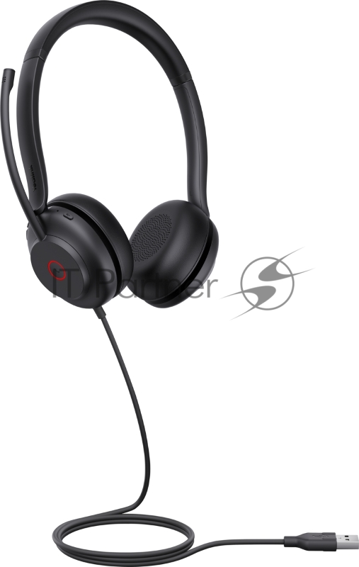 Гарнитура Yealink UH35 Dual UC чёрный, проводная, USB
