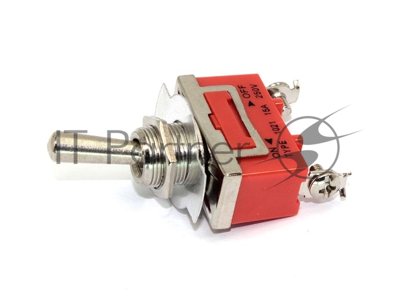 Тумблер E-TEN1021, 250V, 15А, 2 контакта, клеммы под винт, ON-OFF (9054) 301113