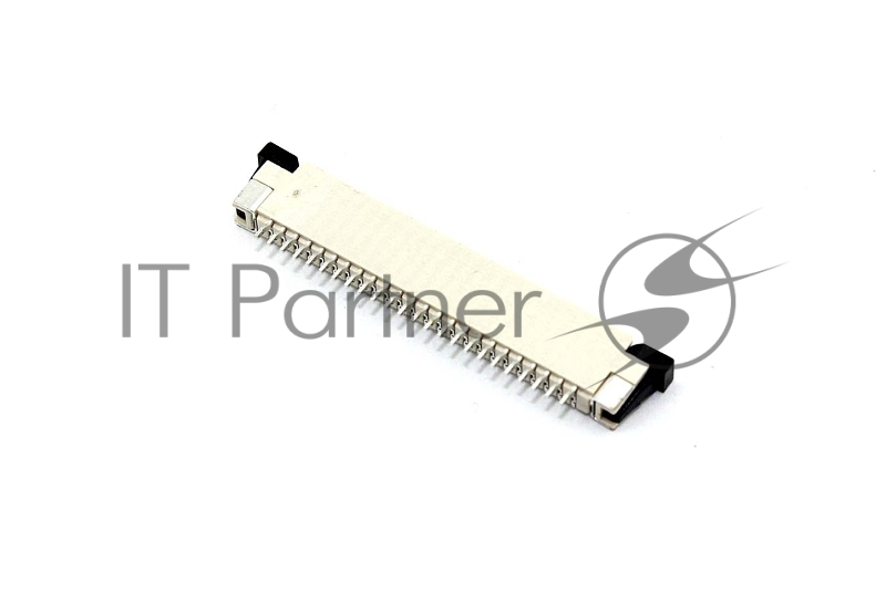 Разъем FPC Half Coverage Bottom Contact 1.0K-BX-24PWB 24 pin высота 2мм шаг 1мм