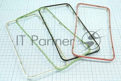 Рамка дисплея и тачскрина для Apple iPhone 4G черная